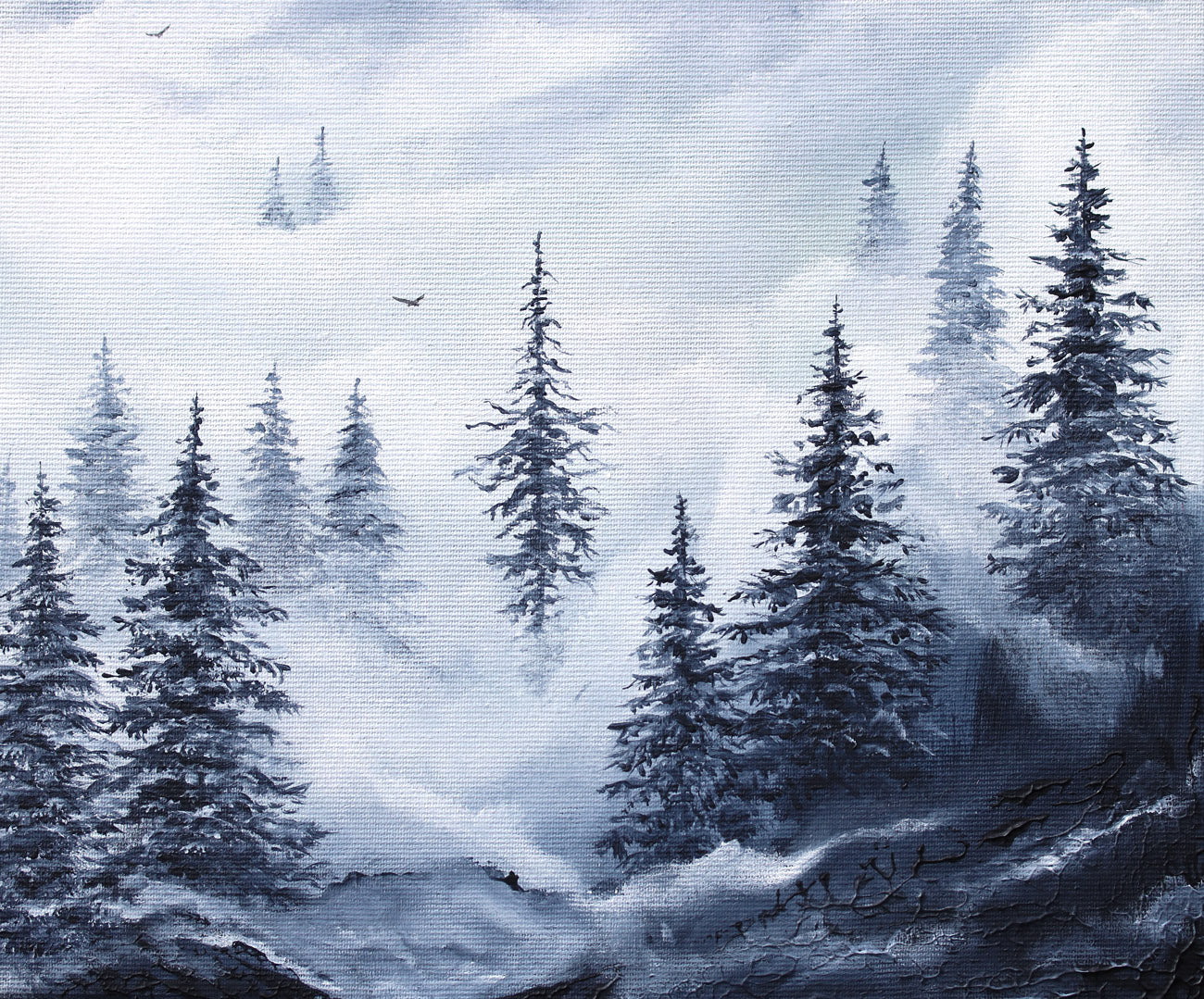 The silence between branches