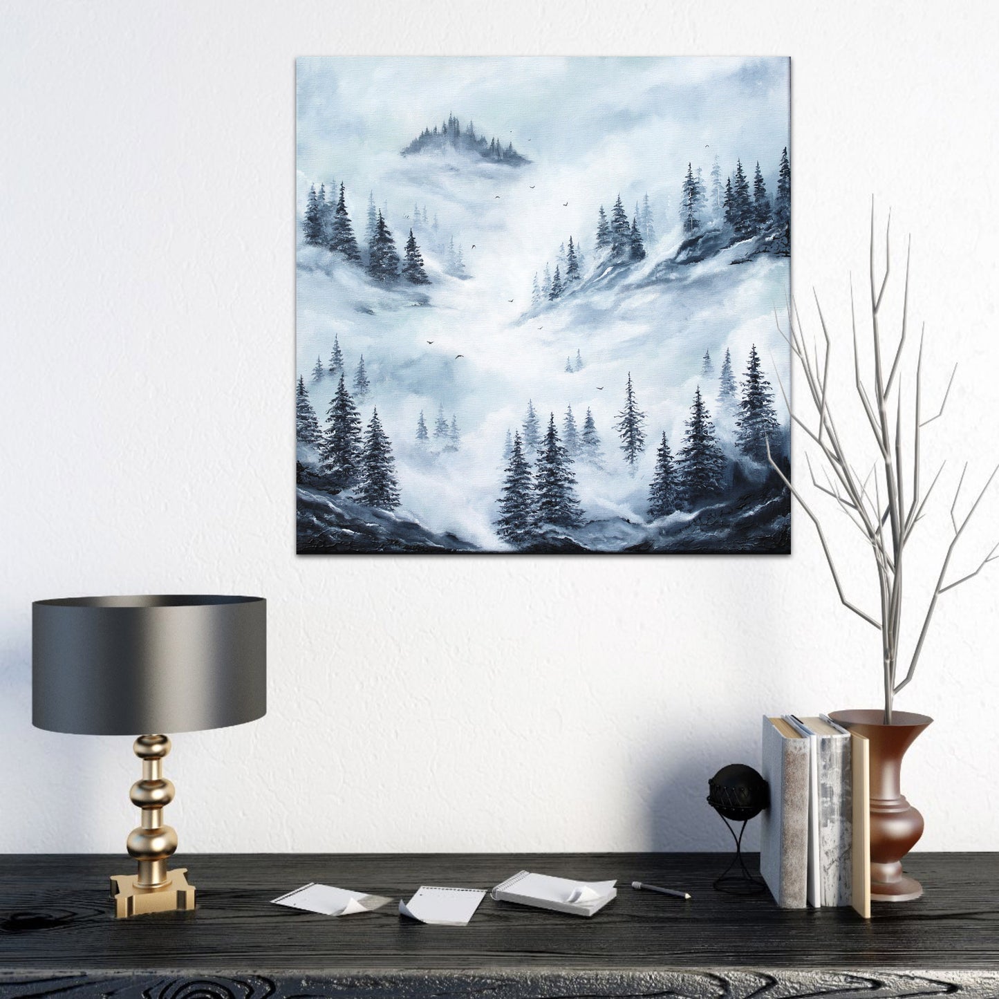 The silence between branches