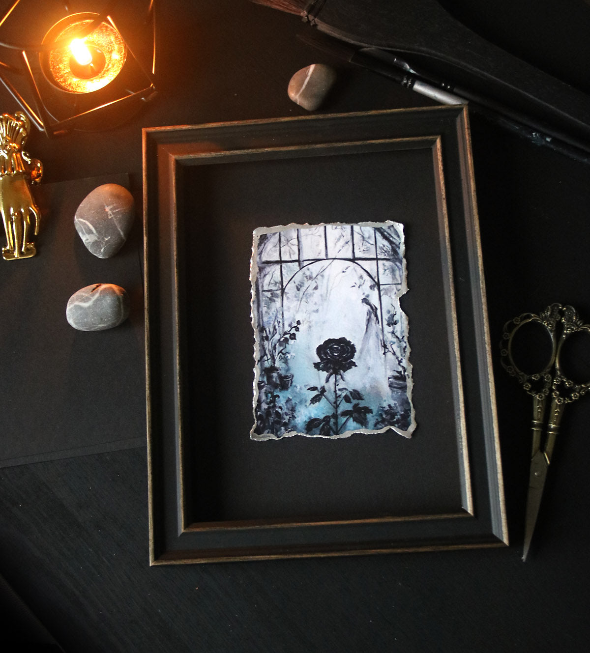 Black Rose Conservatory – Artisan Mini Print
