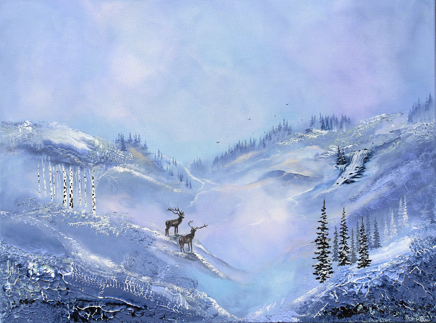 Blue twilight 80x60cm