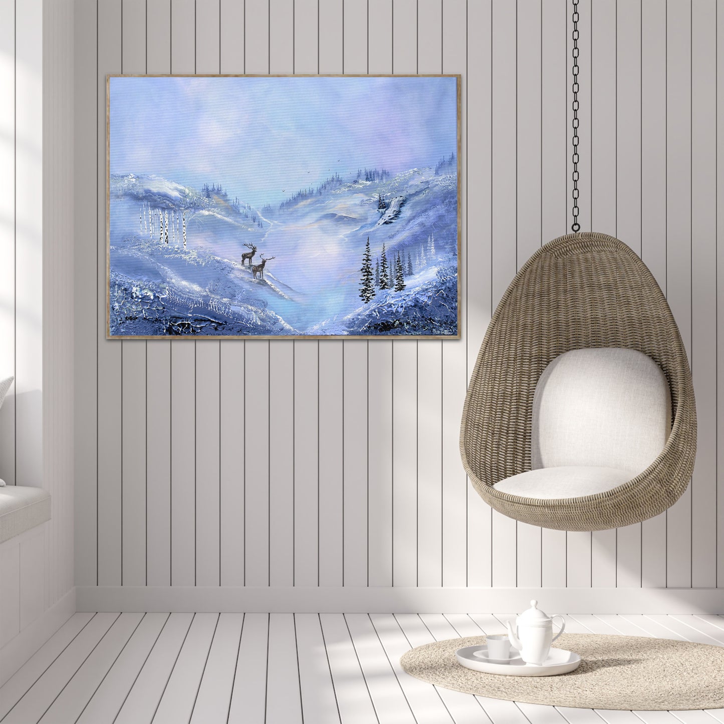 Blue twilight 80x60cm
