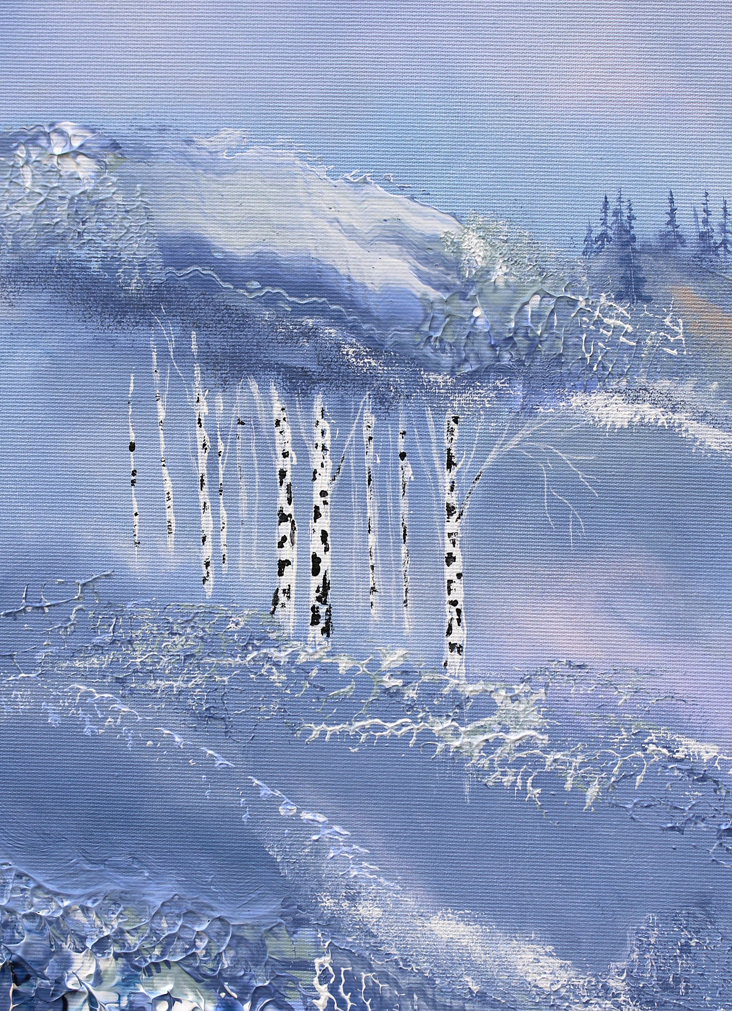 Blue twilight 80x60cm
