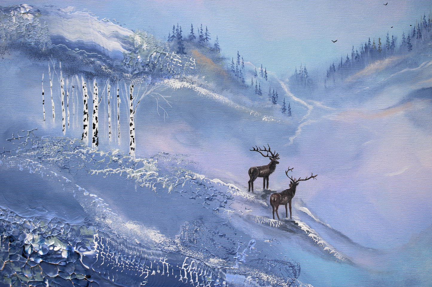 Blue twilight 80x60cm