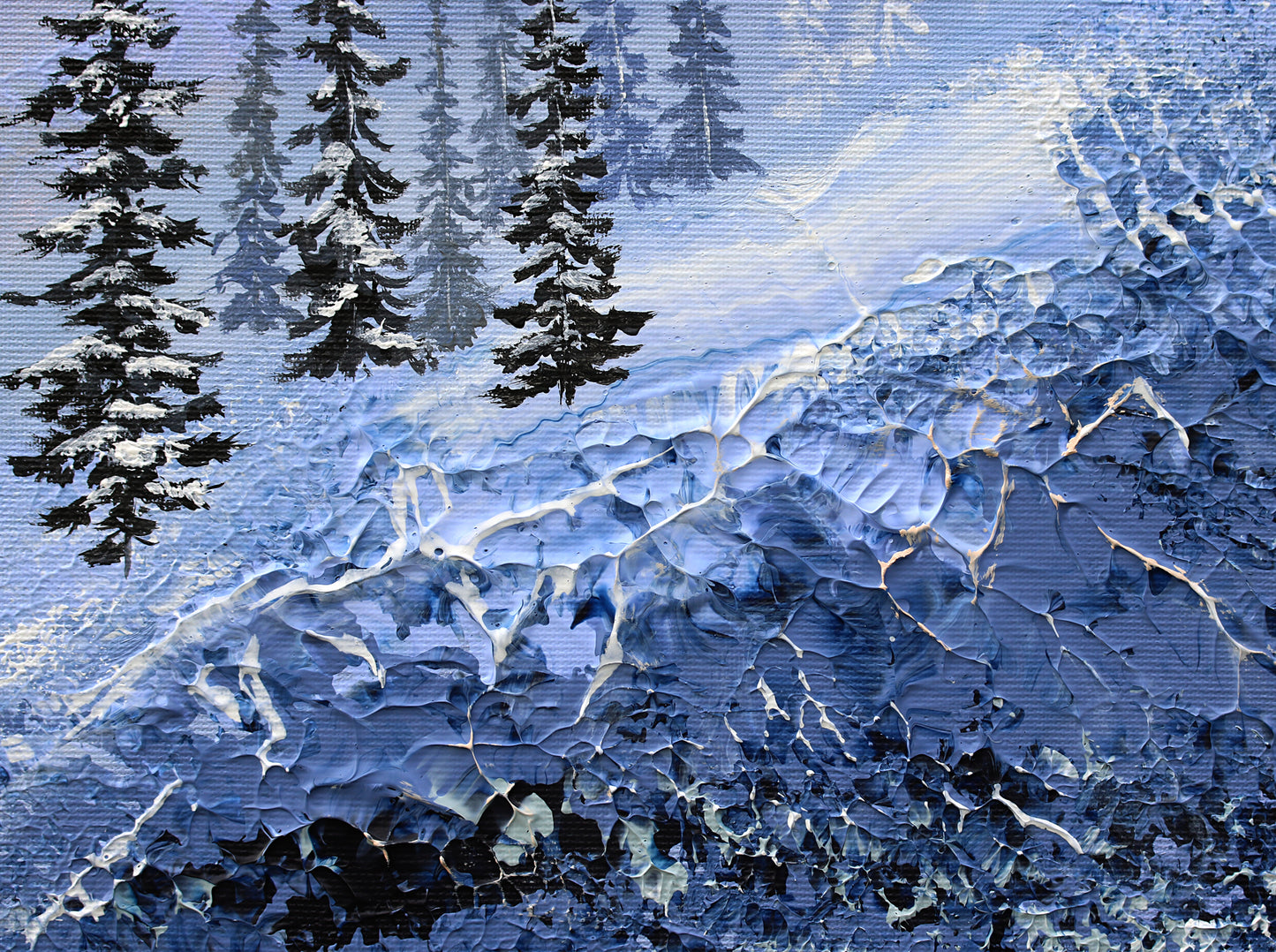Blue twilight 80x60cm