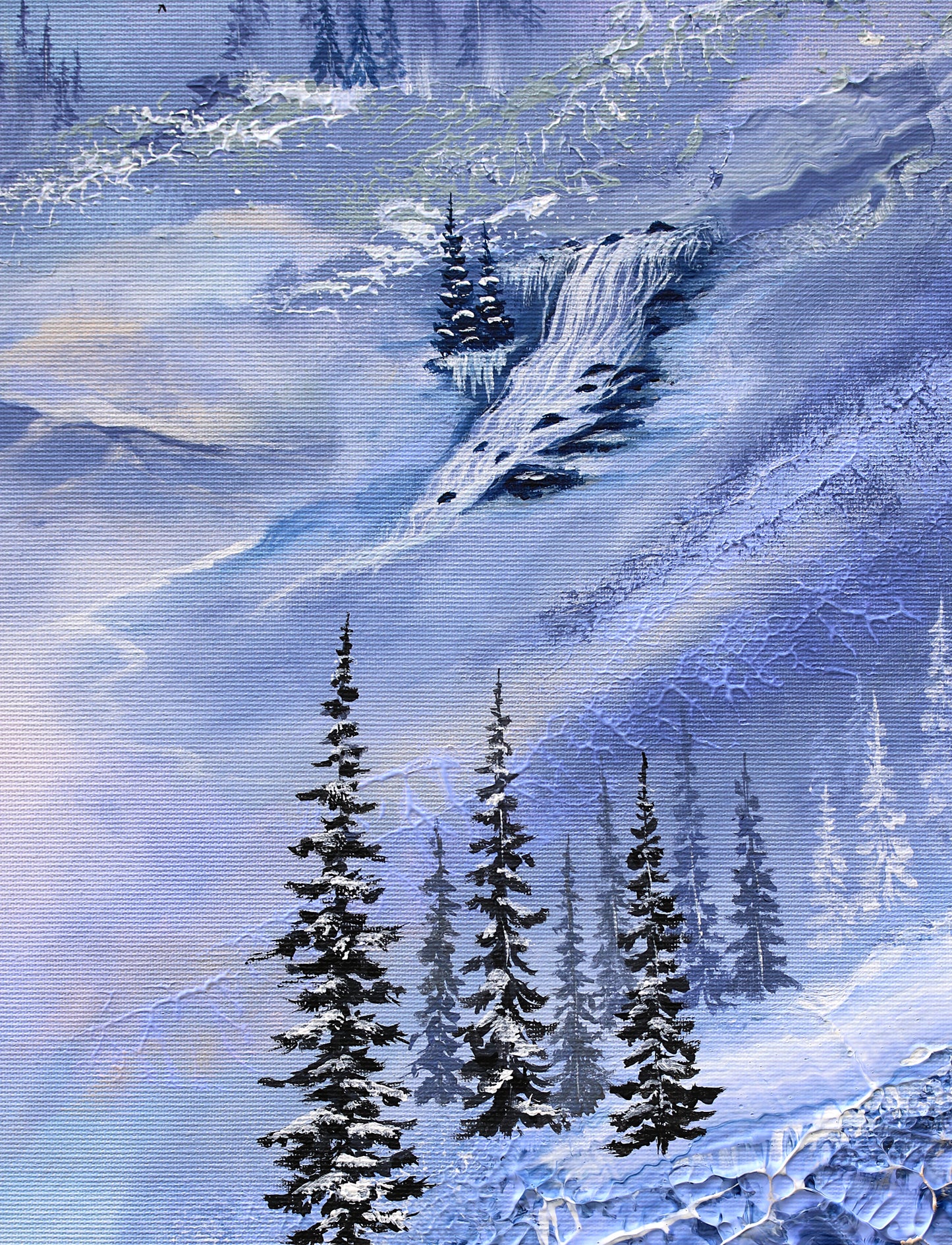 Blue twilight 80x60cm