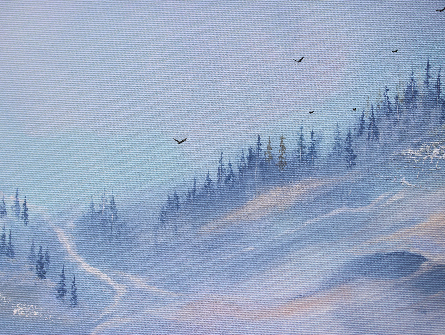 Blue twilight 80x60cm