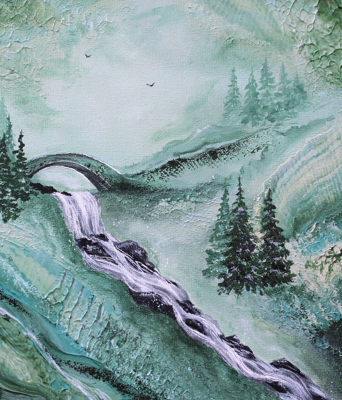 Forest stream 30x30cm