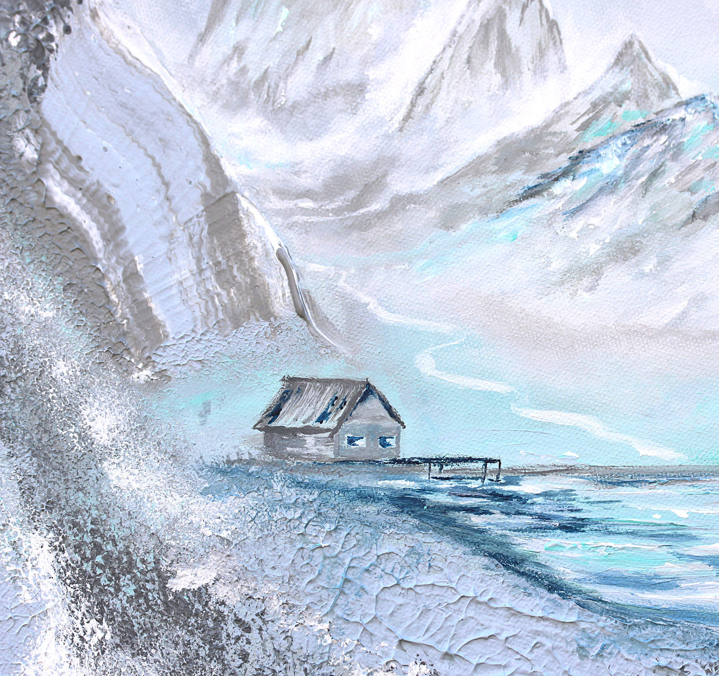 Cabin in Dolomites 40cm
