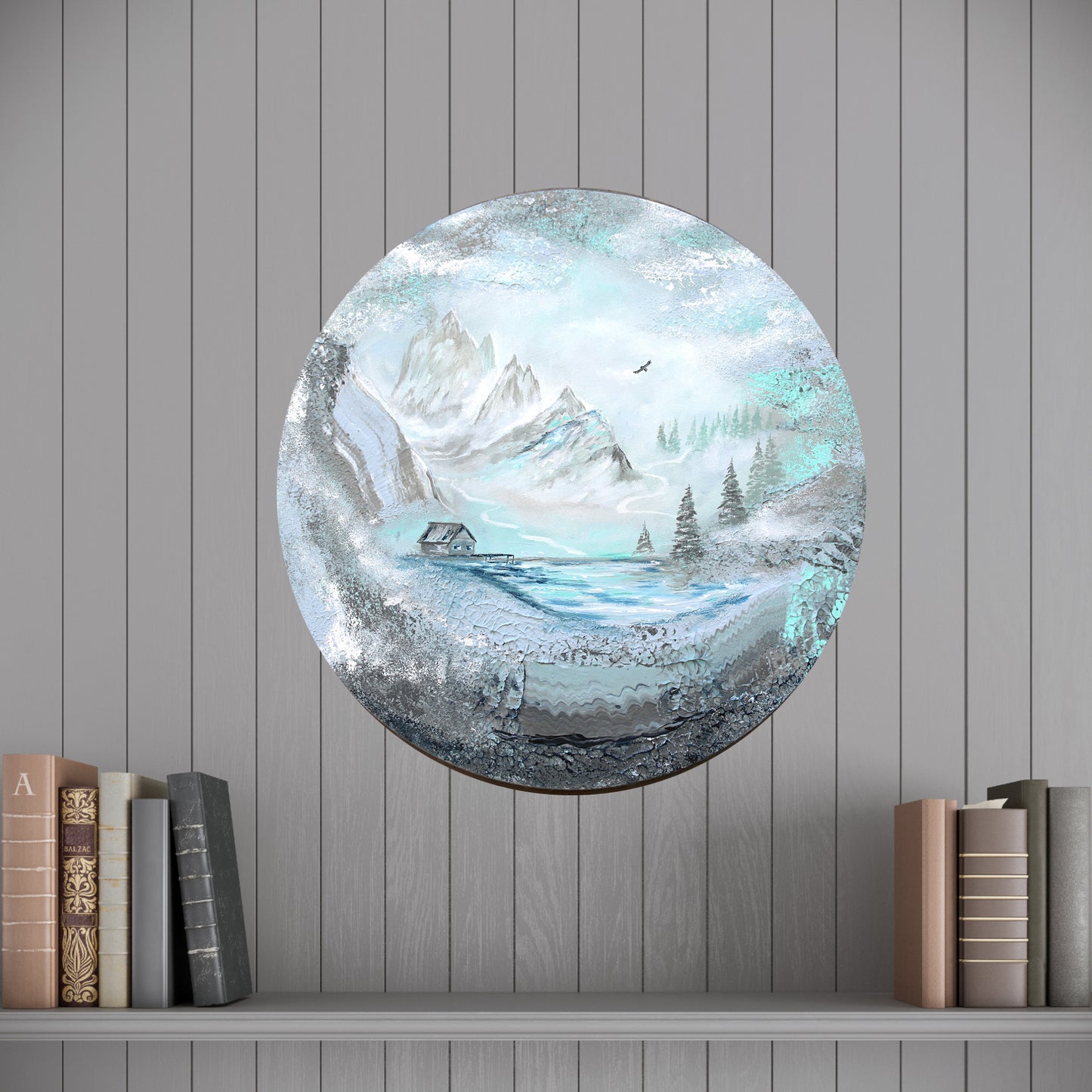 Cabin in Dolomites 40cm