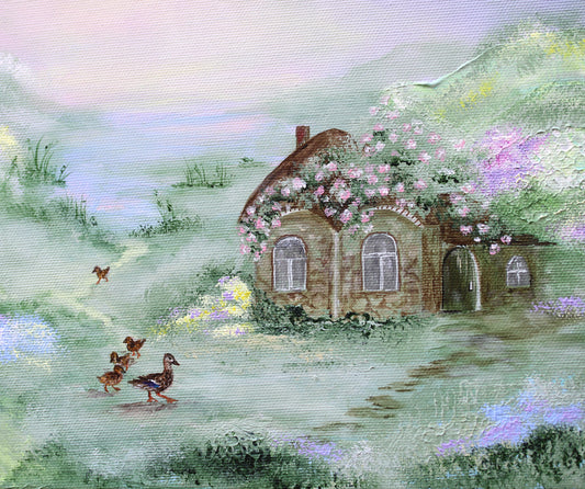Can't be late for luncheon 60x40cm