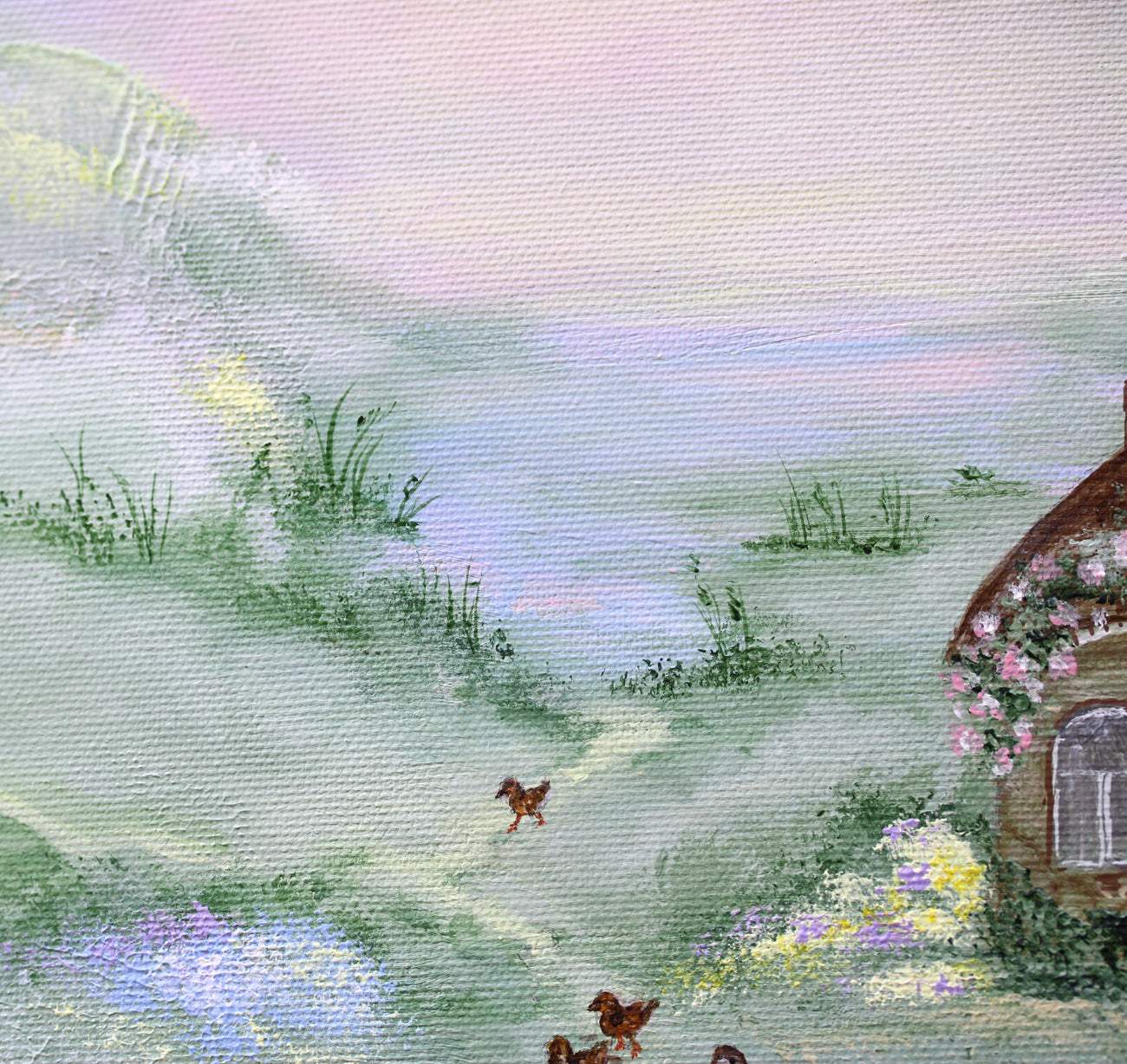 Can't be late for luncheon 60x40cm