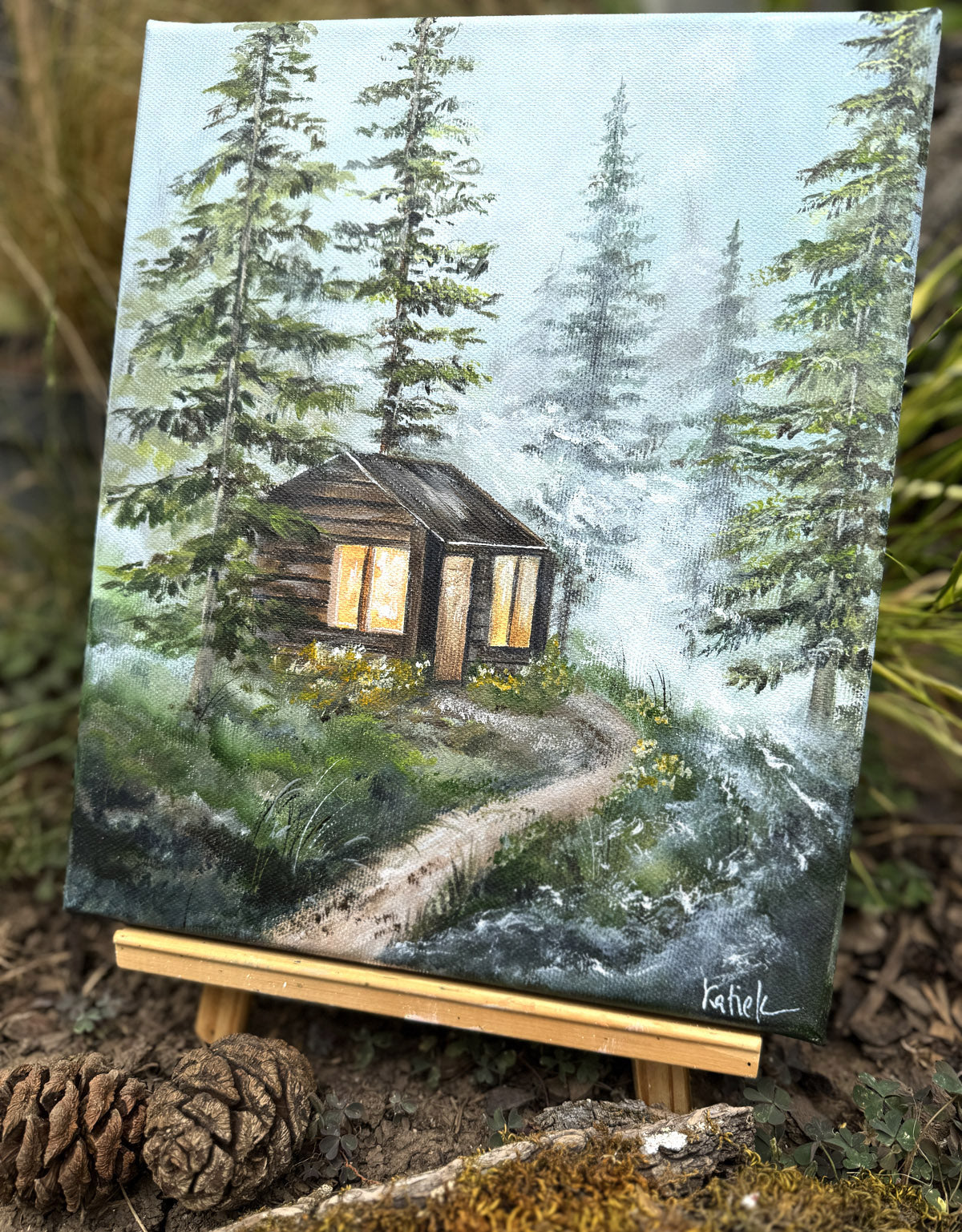 Away from the city 25x30cm