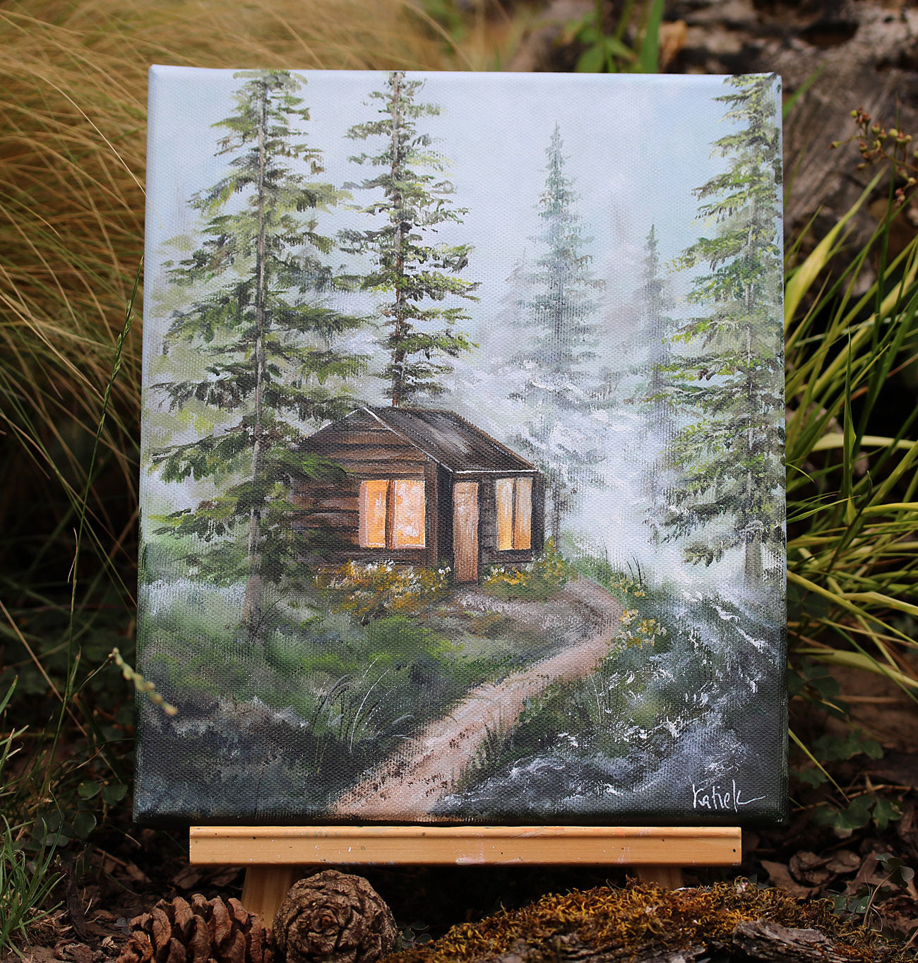 Away from the city 25x30cm