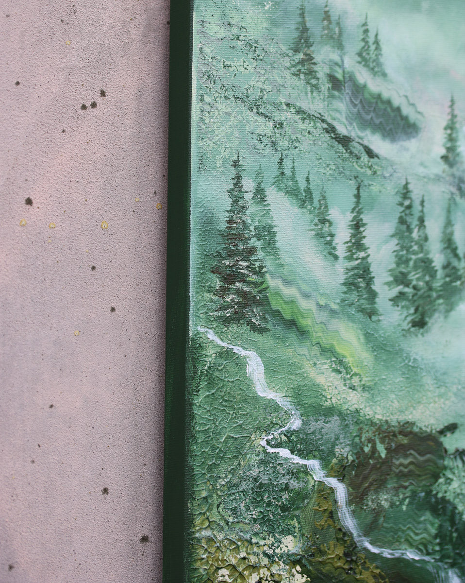 Deeper into the forest 80x50cm