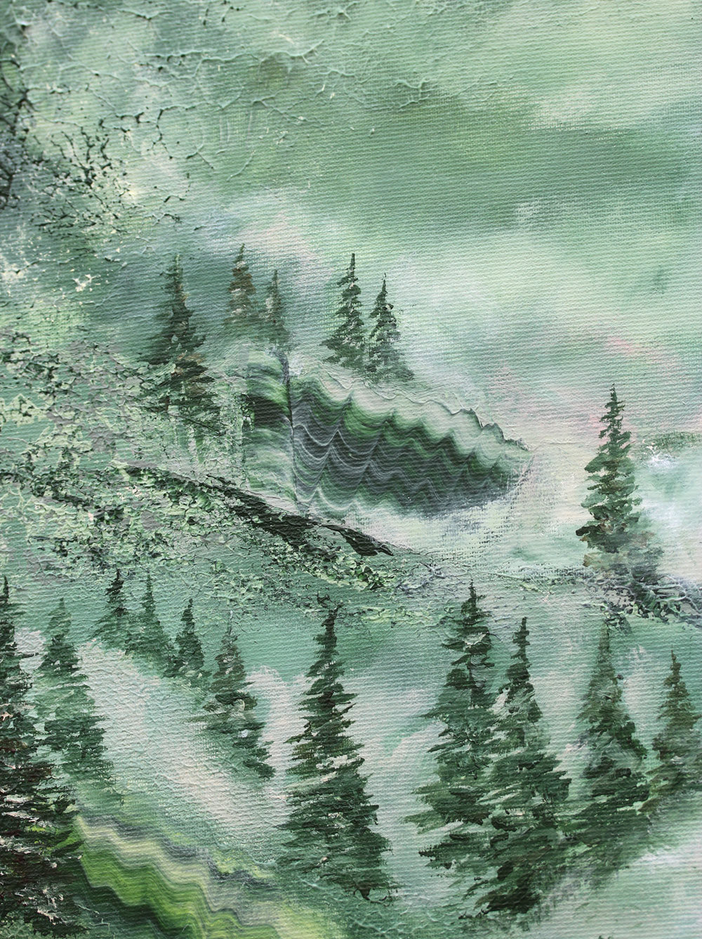 Deeper into the forest 80x50cm