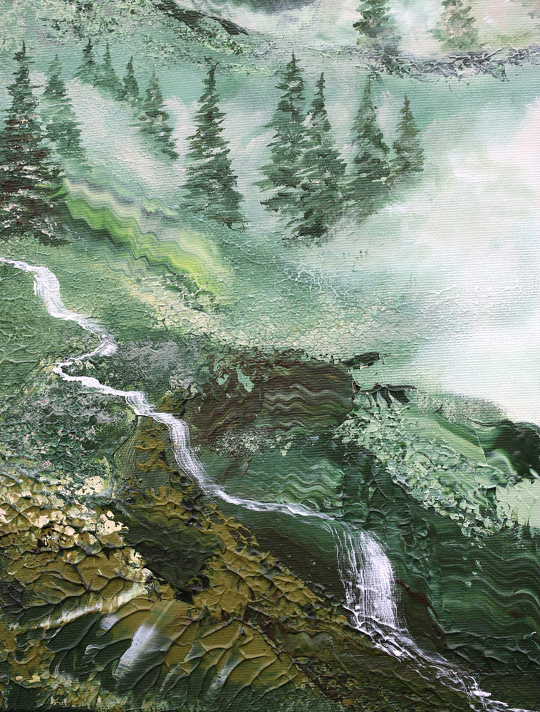 Deeper into the forest 80x50cm
