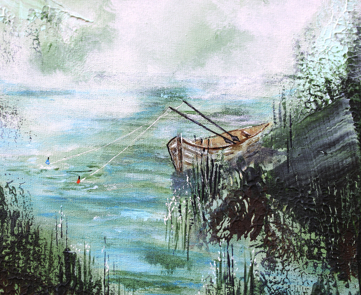 Morning fishing 24x30cm