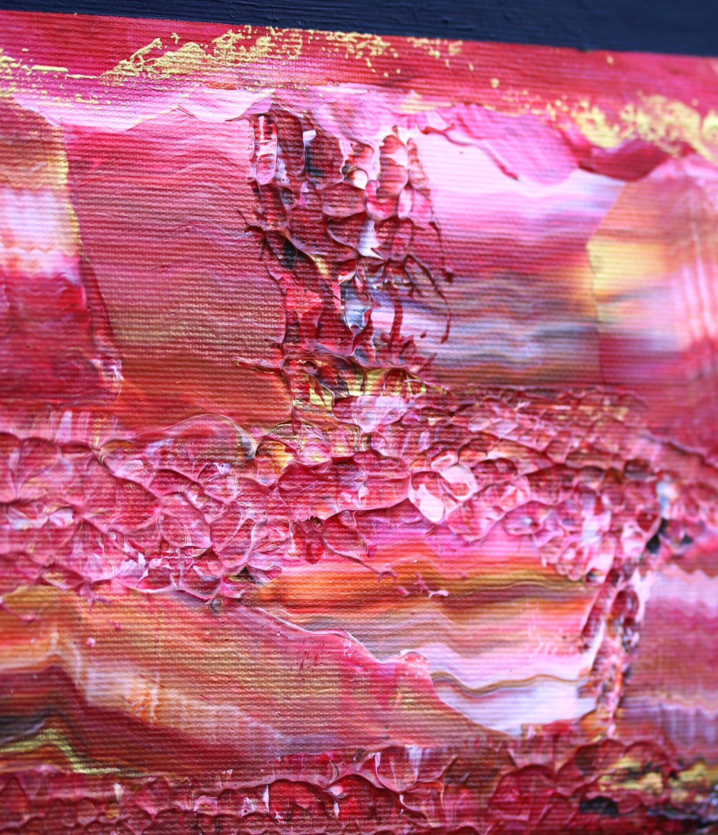 Dramatic flamingo 50x40cm