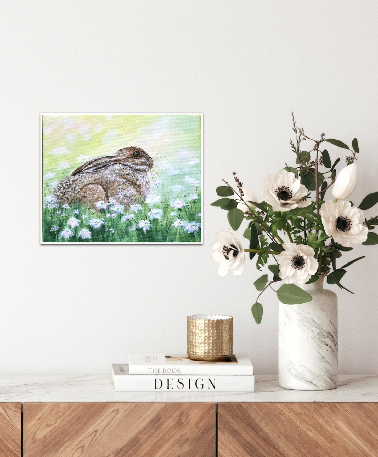 Spring bunny 25x30cm