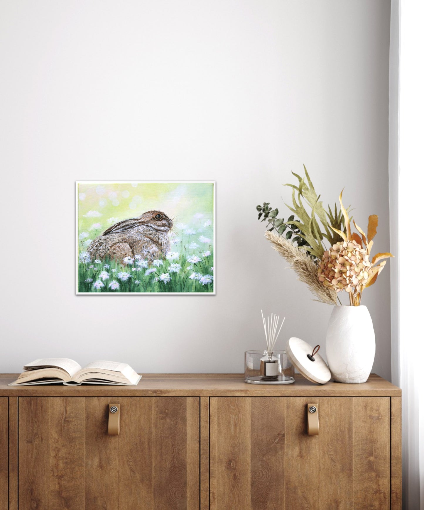 Spring bunny 25x30cm