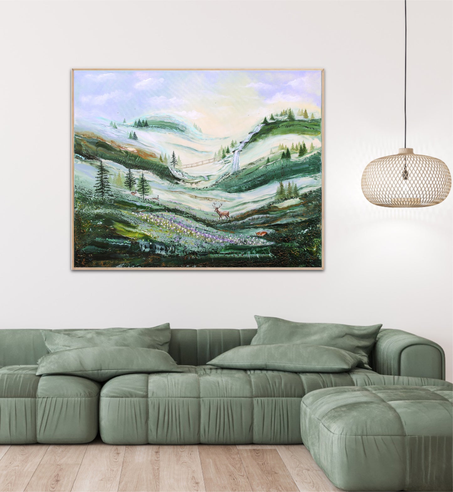 Forest magic 100x80cm