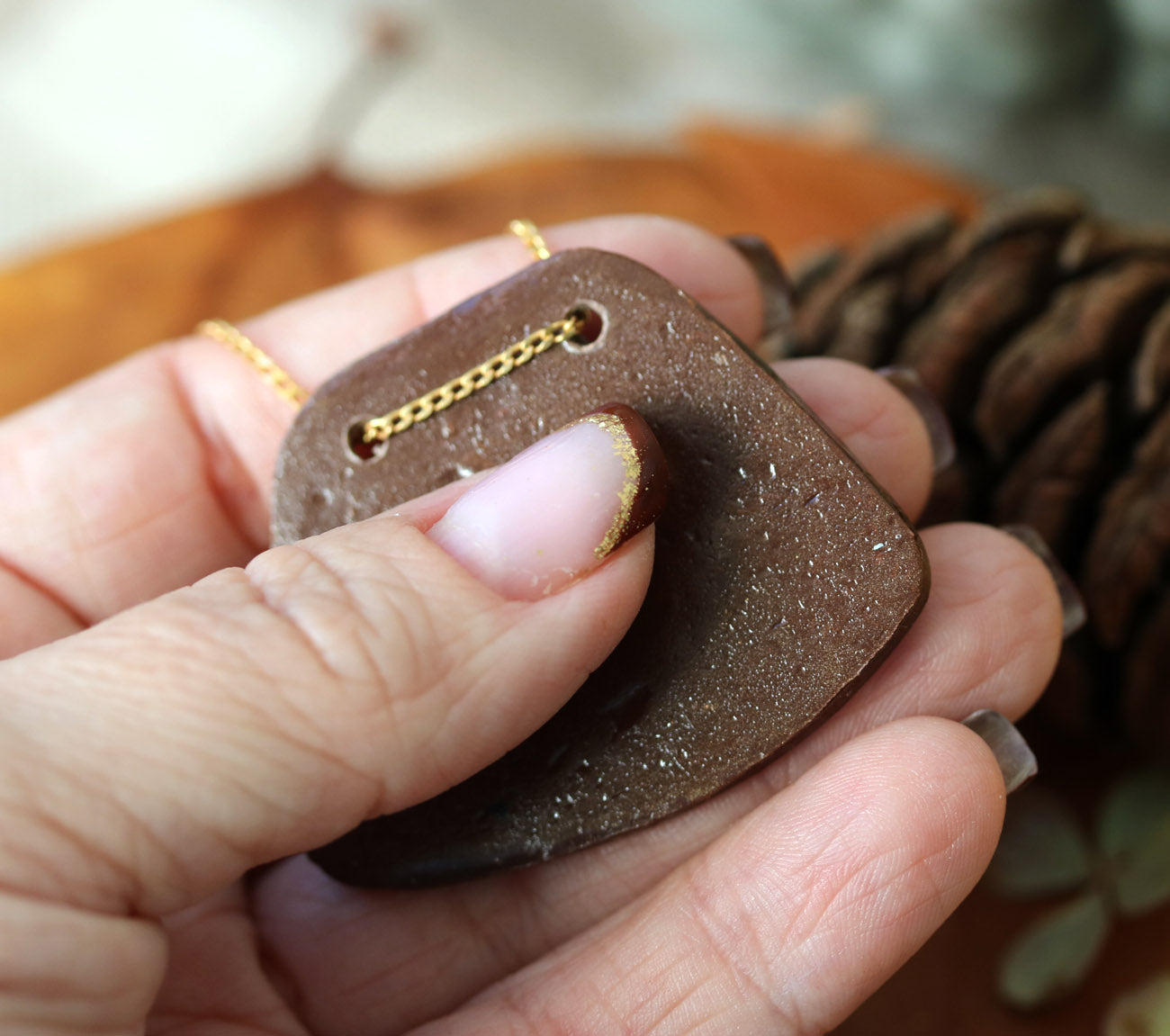 I Smell Autumn - Art Necklace