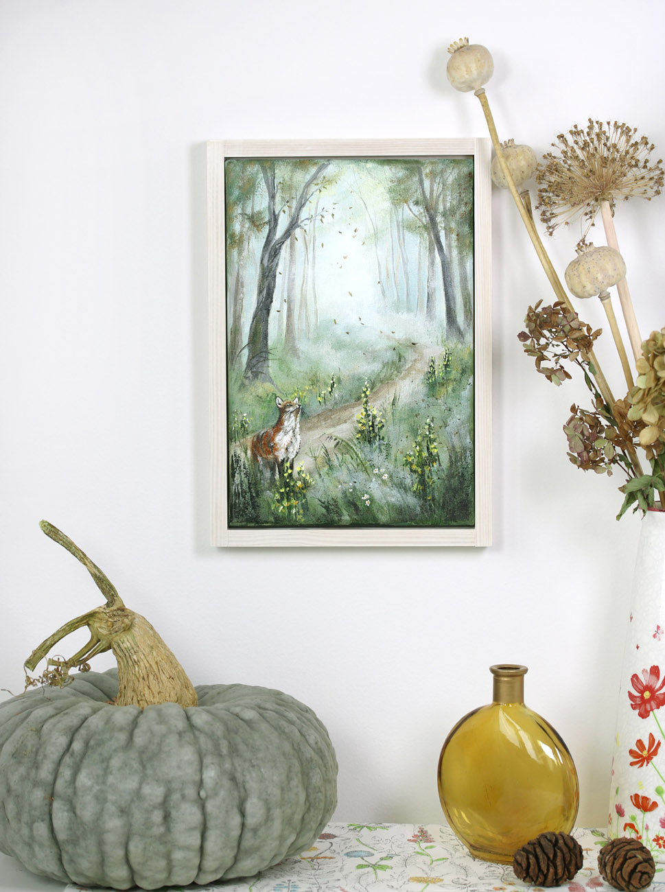 Fox in the Rustling Woods