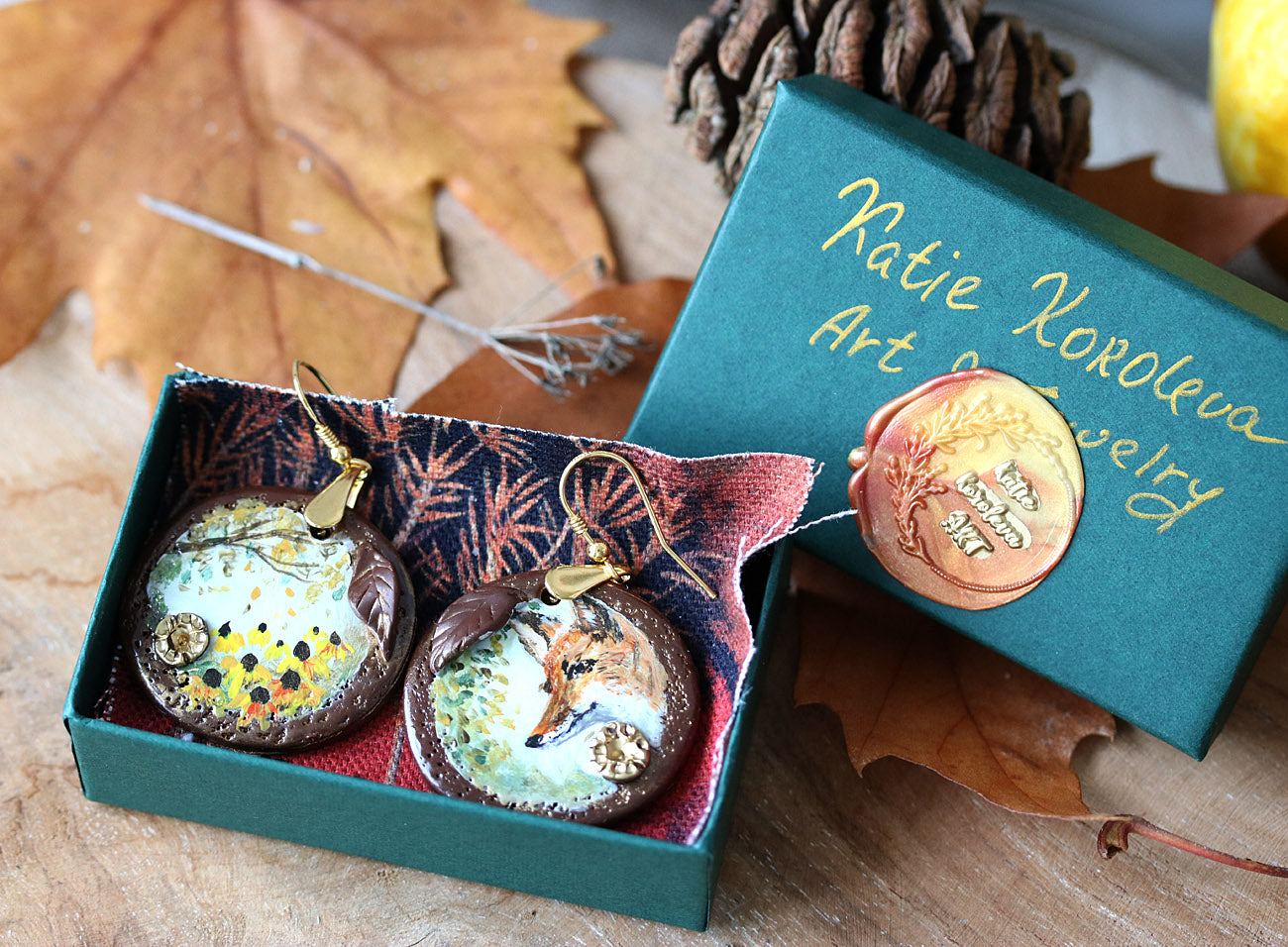 Katie Koroleva Art and Jewelry box for gift packaging