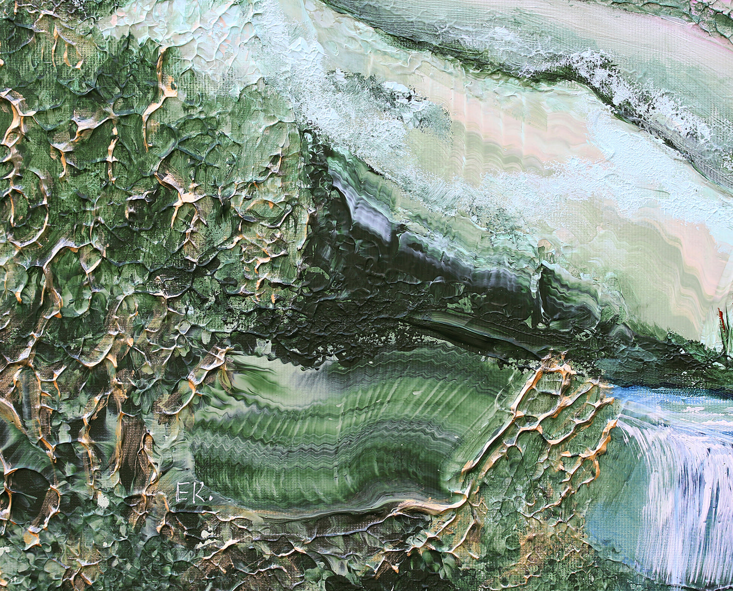 When wild garlic is blooming 80x80cm