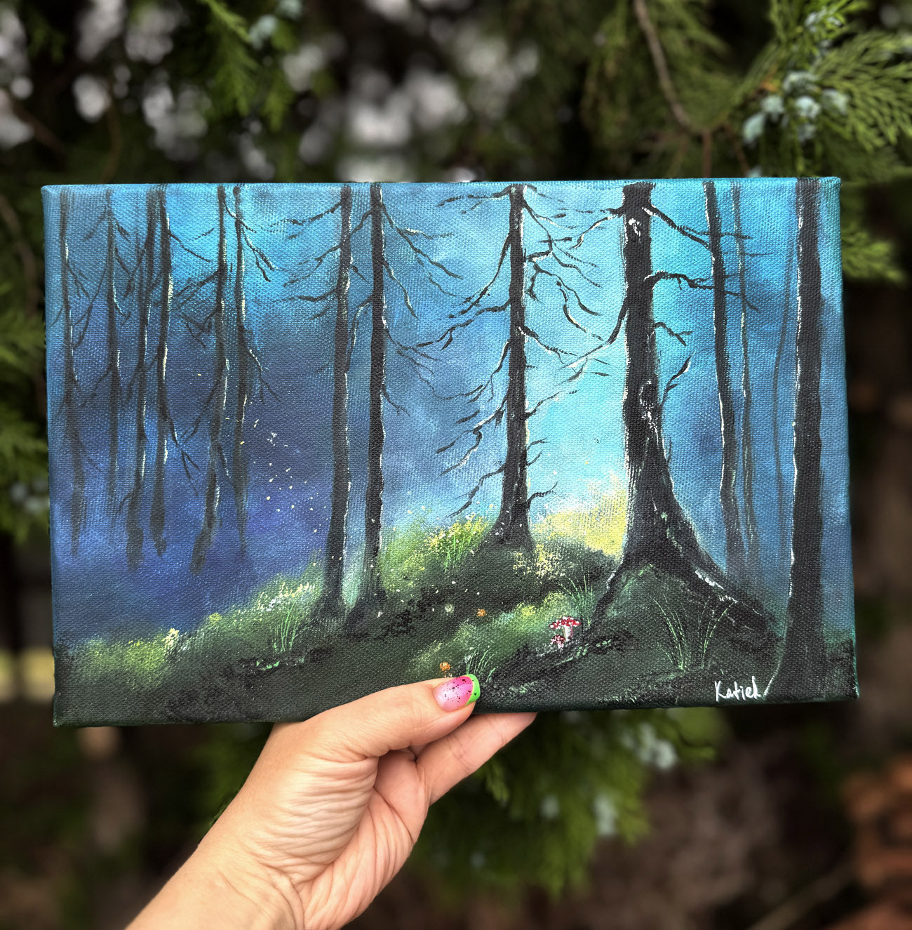 Light beyond the thorns 30x20cm