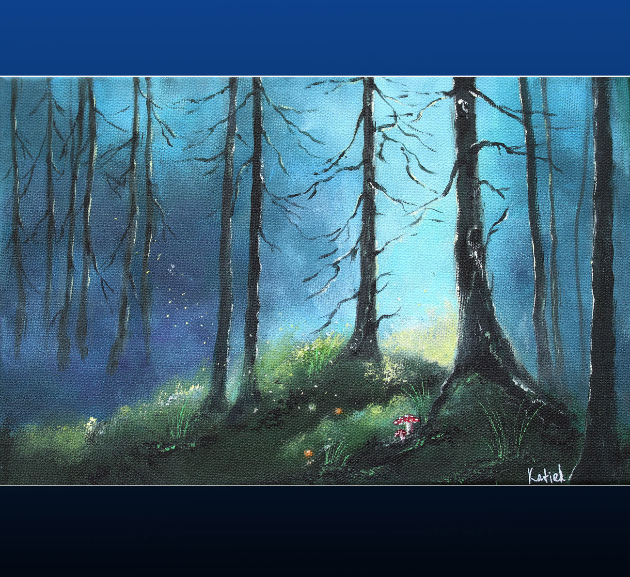 Light beyond the thorns 30x20cm