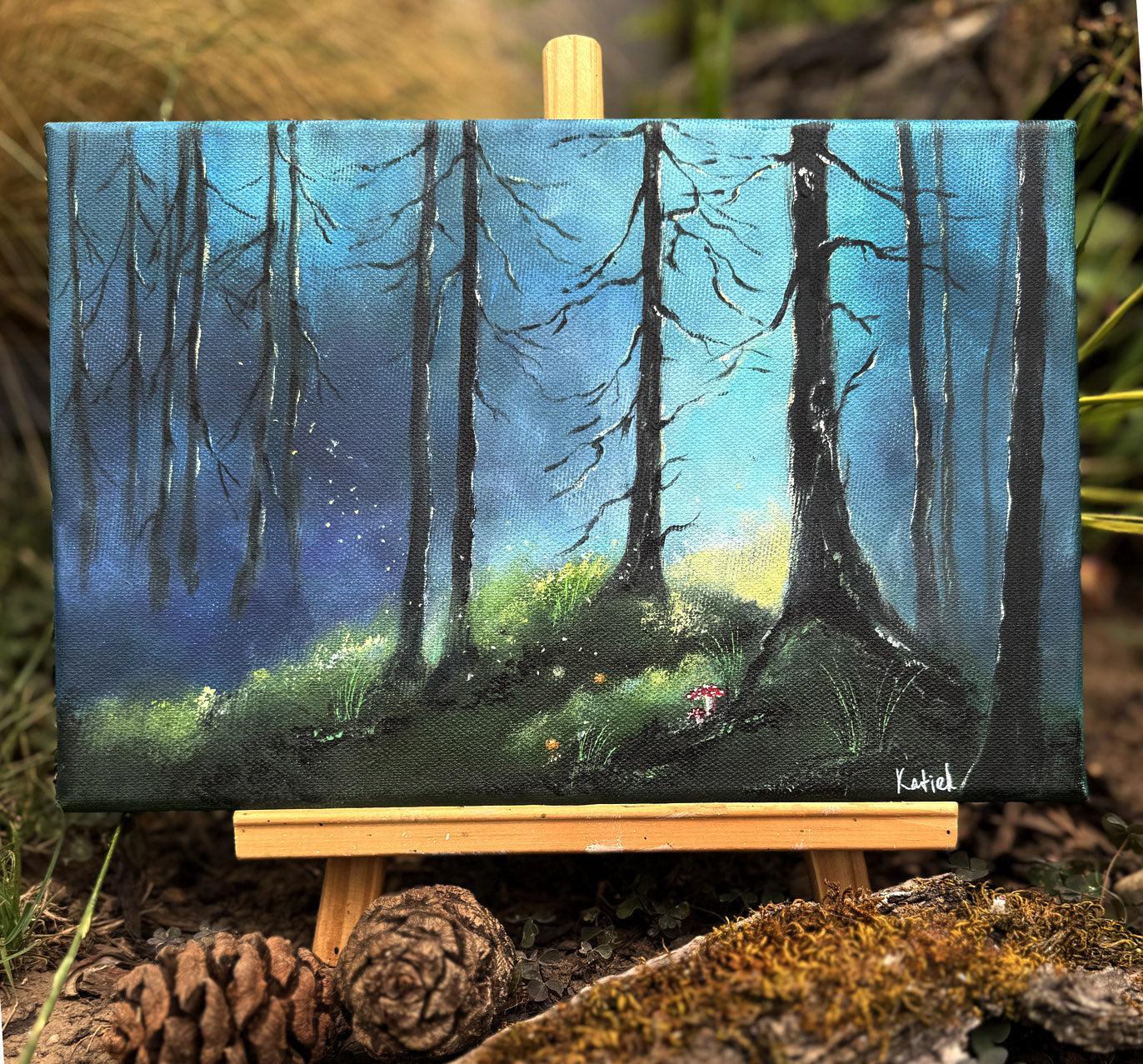 Light beyond the thorns 30x20cm