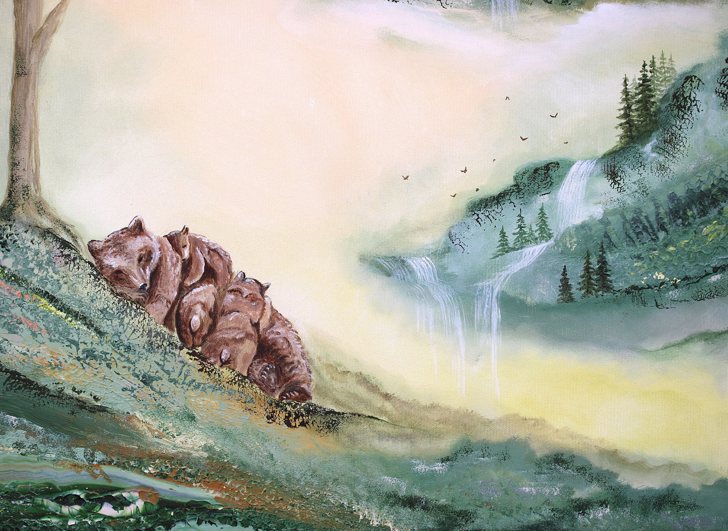 Mama bear 80x80cm