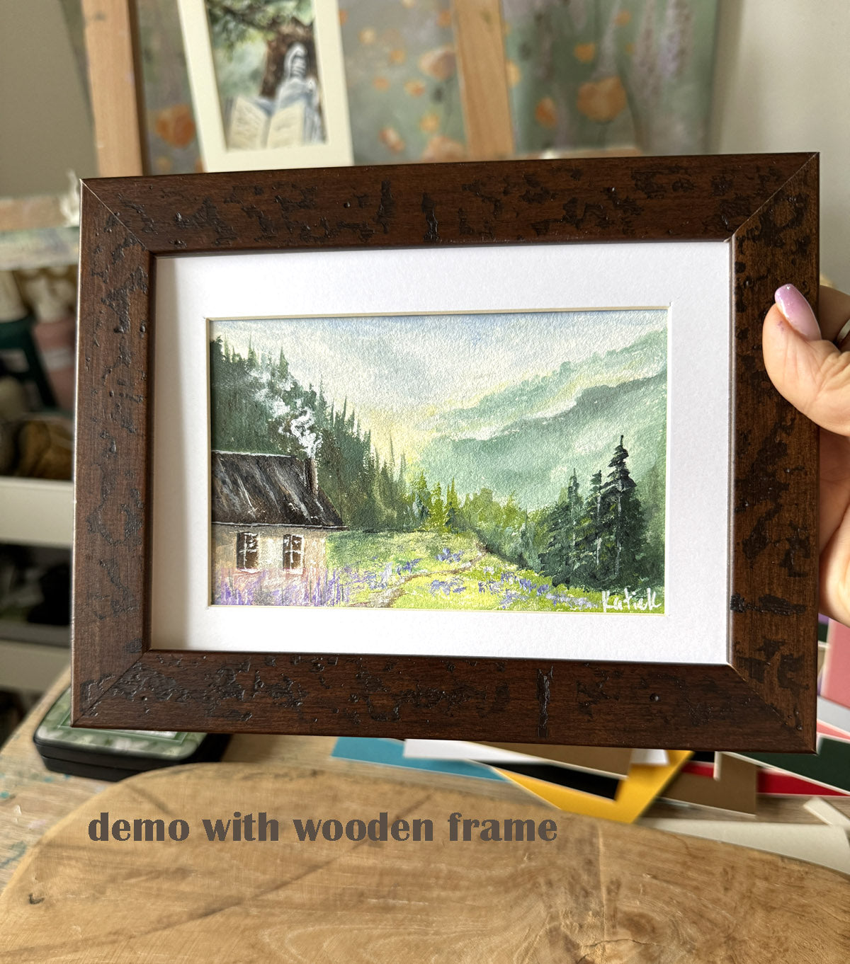 Cottage by the forest