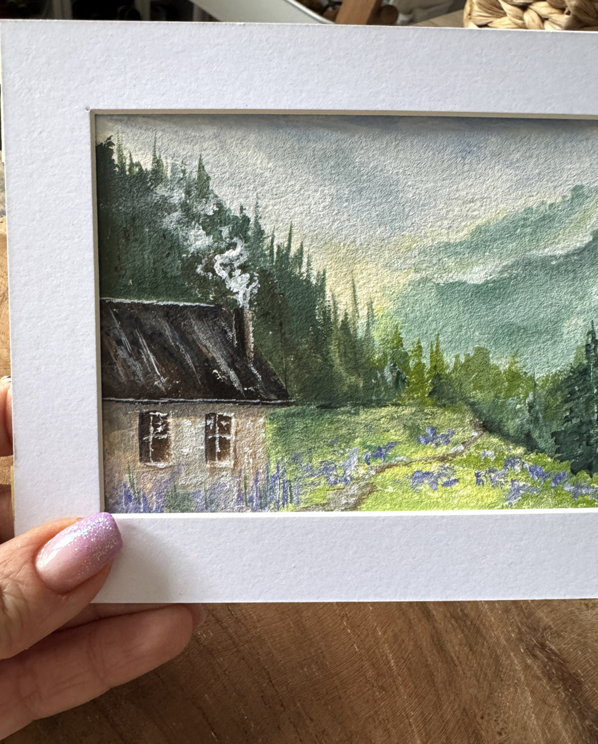 Cottage by the forest