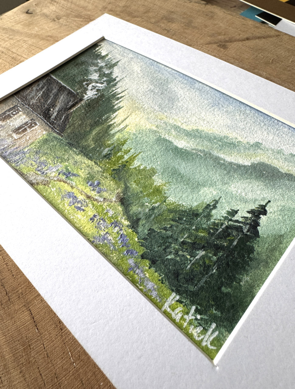 Cottage by the forest