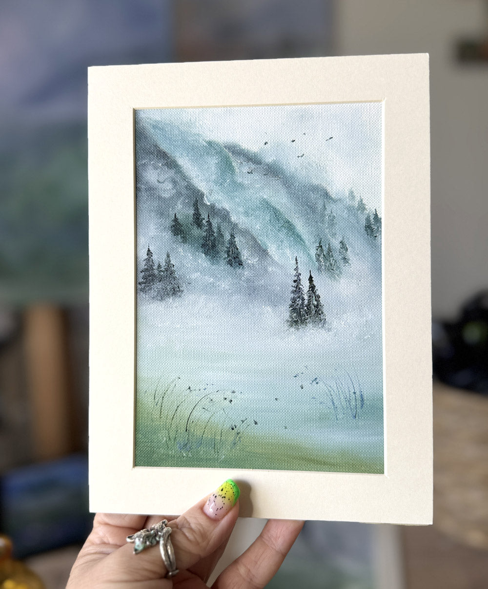 Silent Peaks - August Diary Page
