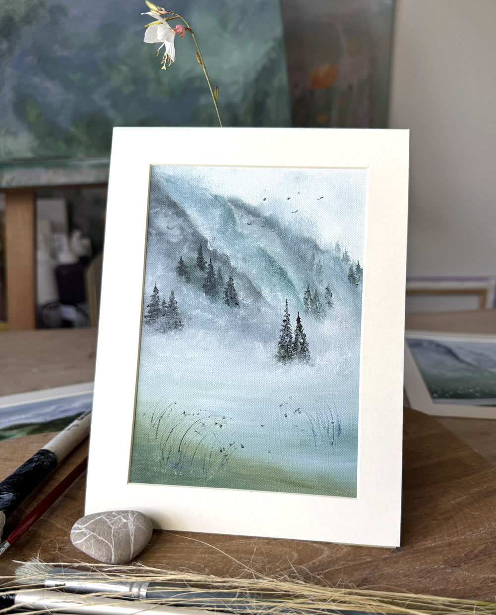 Silent Peaks - August Diary Page