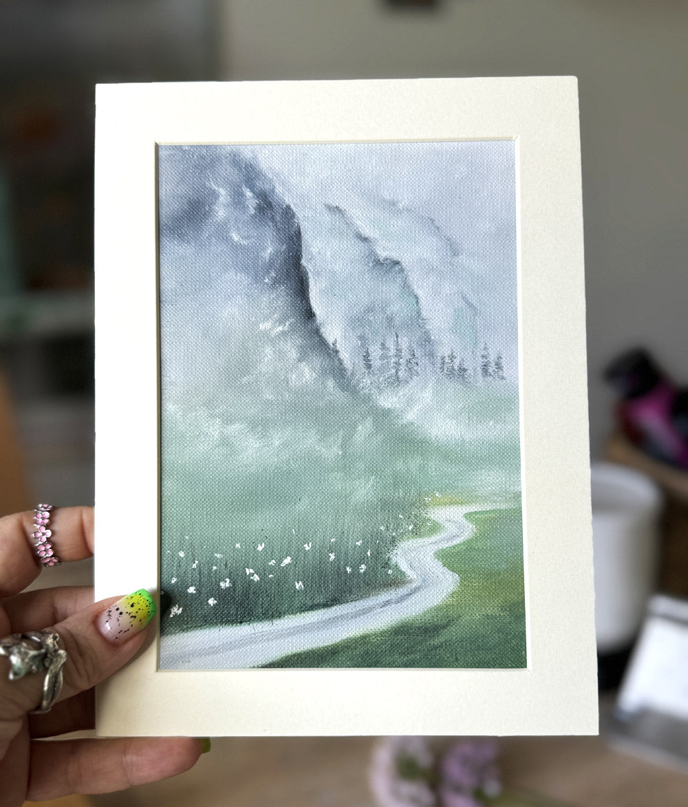 A Path into the Mist (oil)