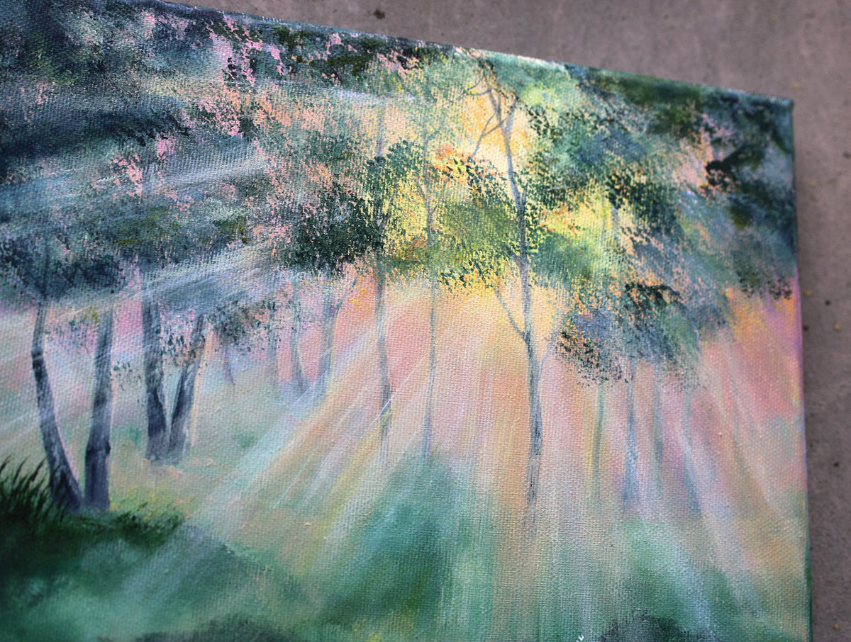 The bunny who loved sunbeams 30x30cm