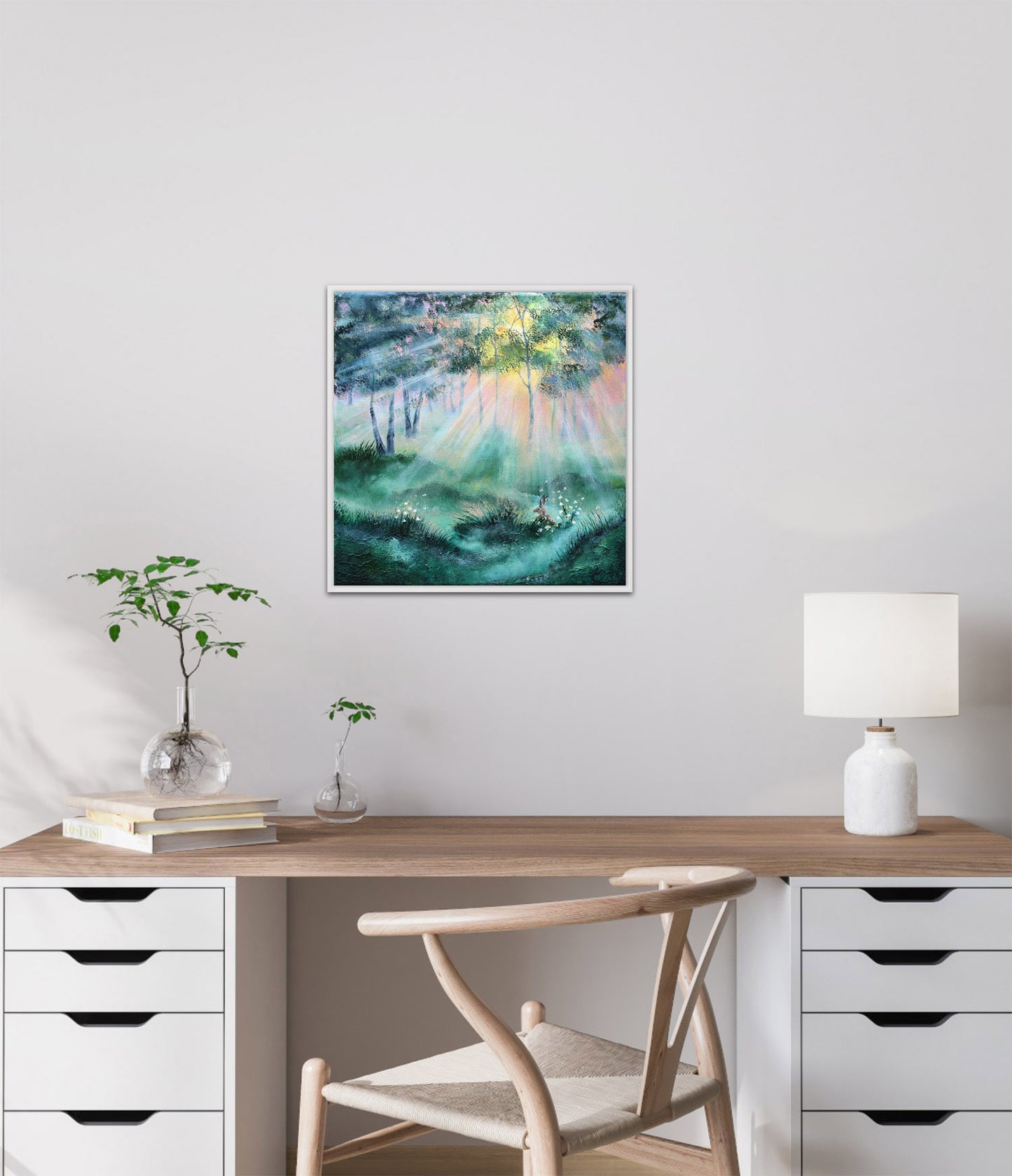 The bunny who loved sunbeams 30x30cm