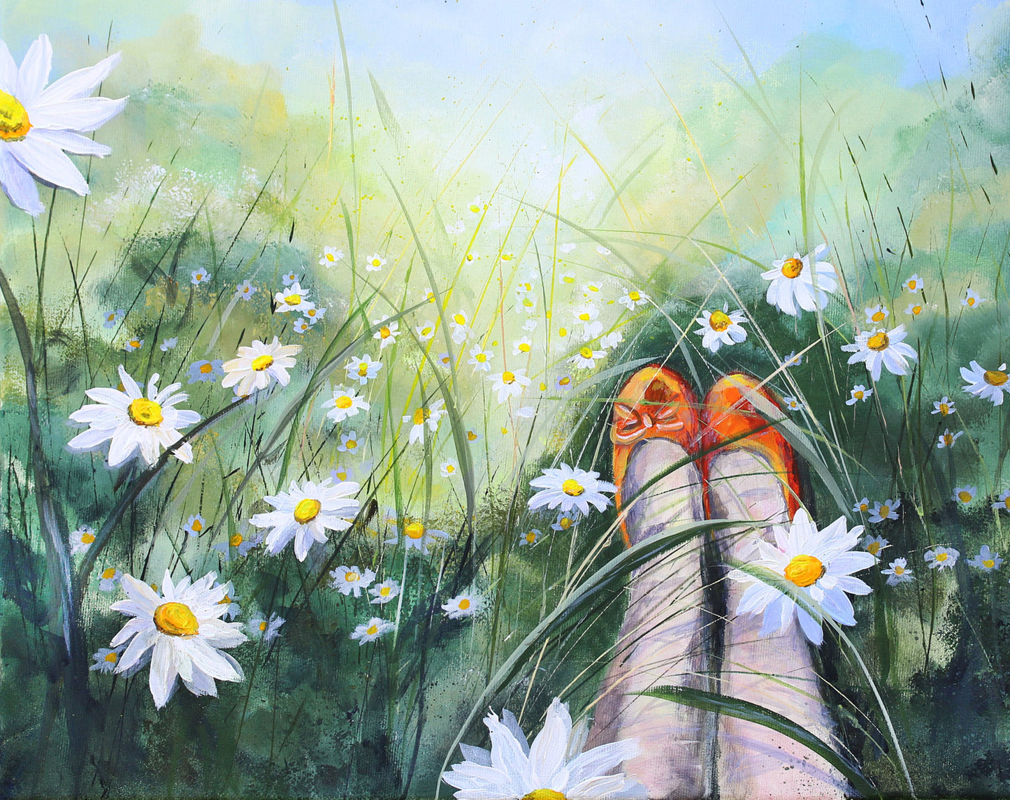 Barely Anywhere, Happily Here - Print