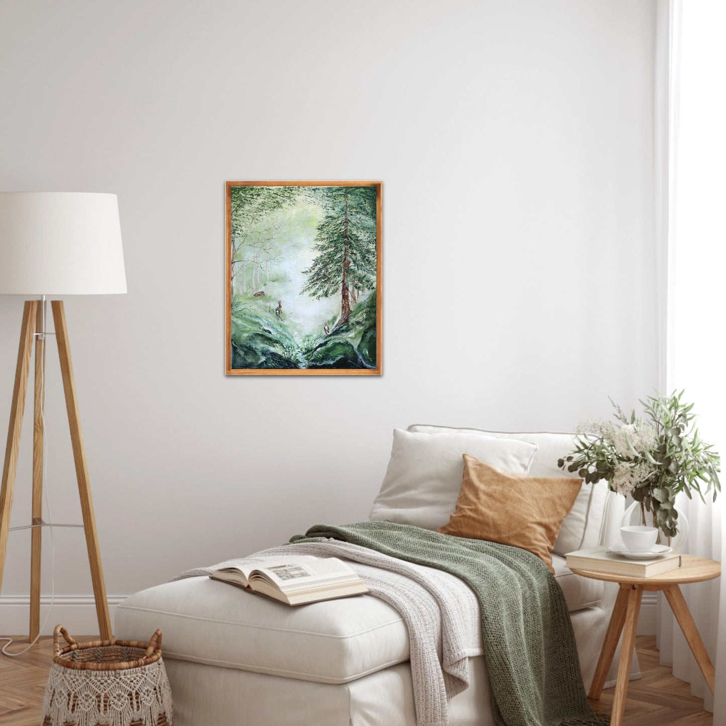 Postcard from forest friends 50x40cm