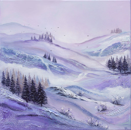 Purple haze 50x50cm