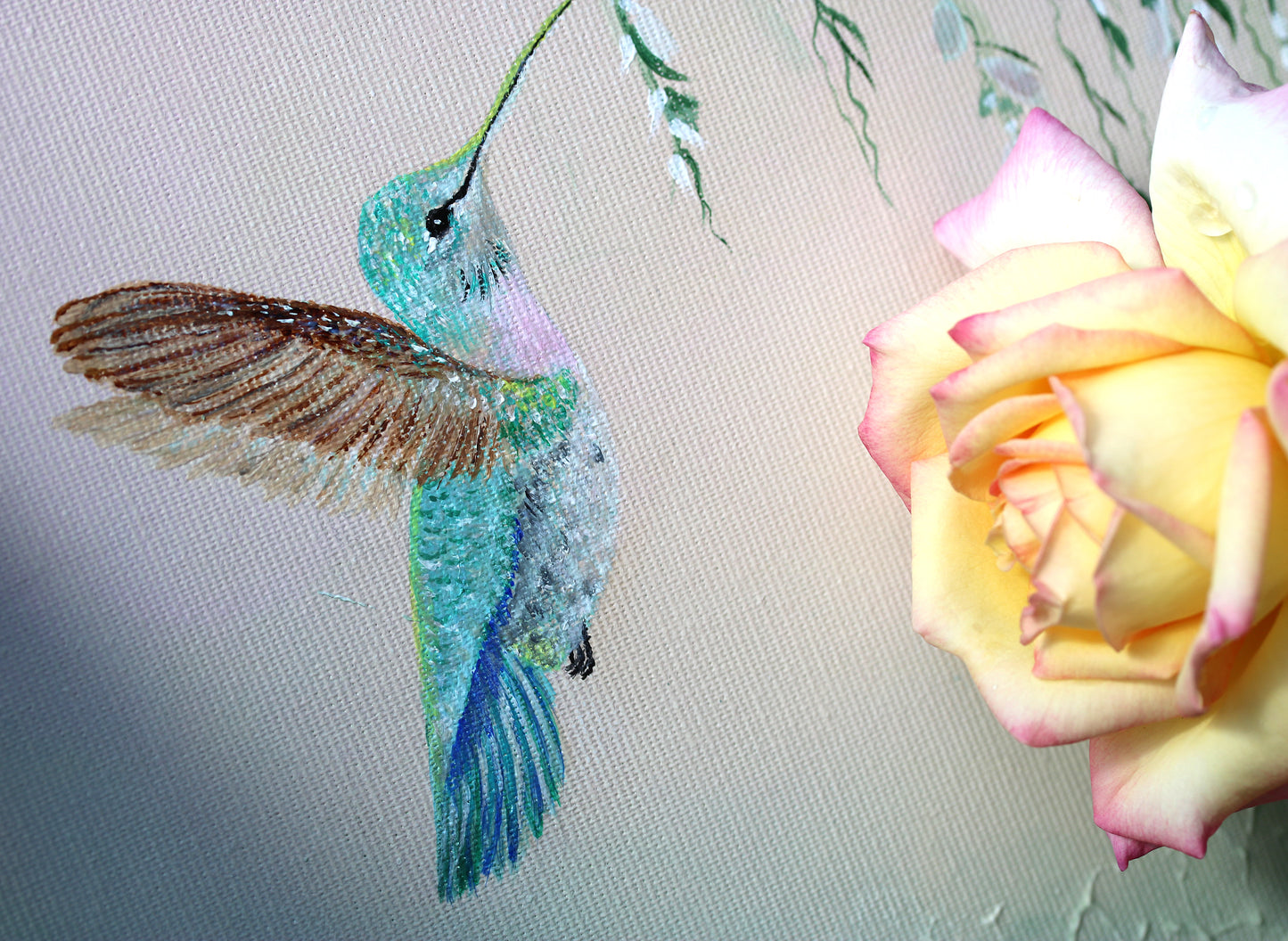 Sparkling hummingbird 30x40cm