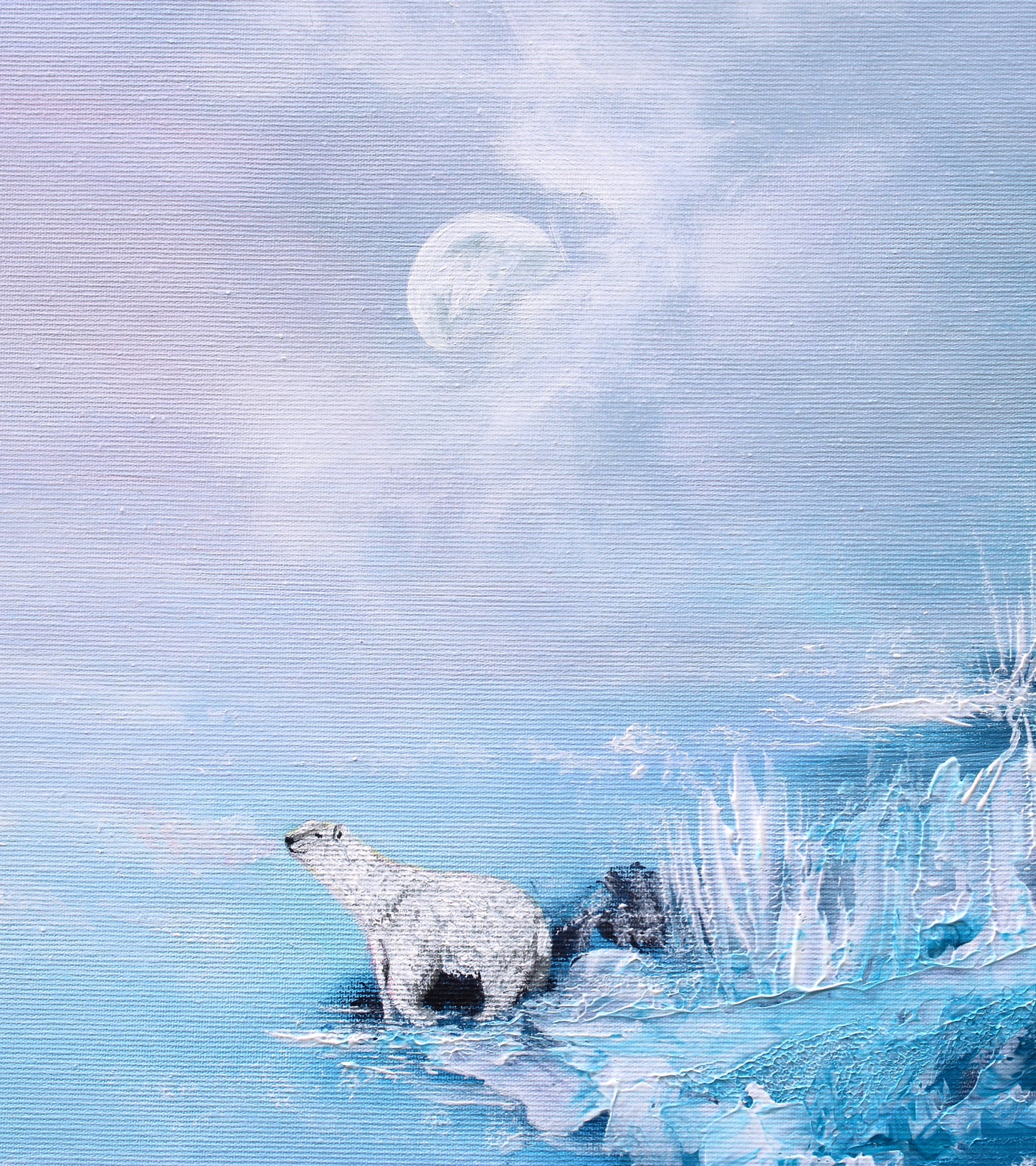 Polar bears family