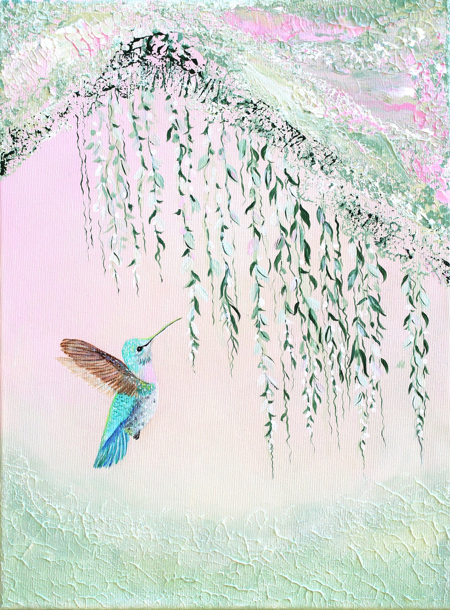 Sparkling hummingbird 30x40cm