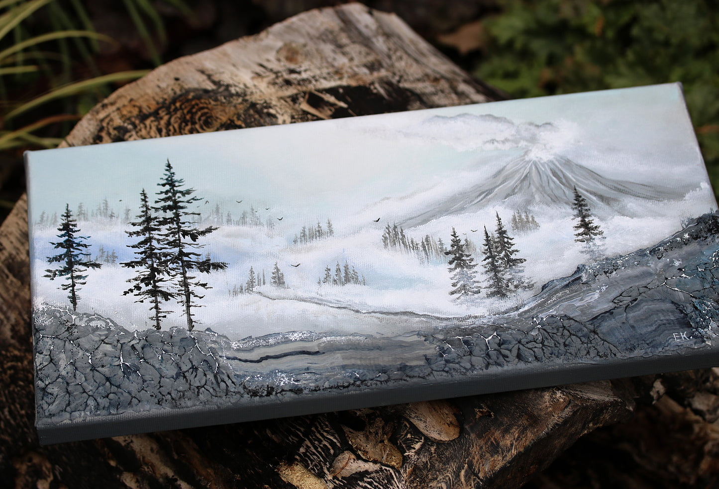 Sleeping volcano 20x40cm