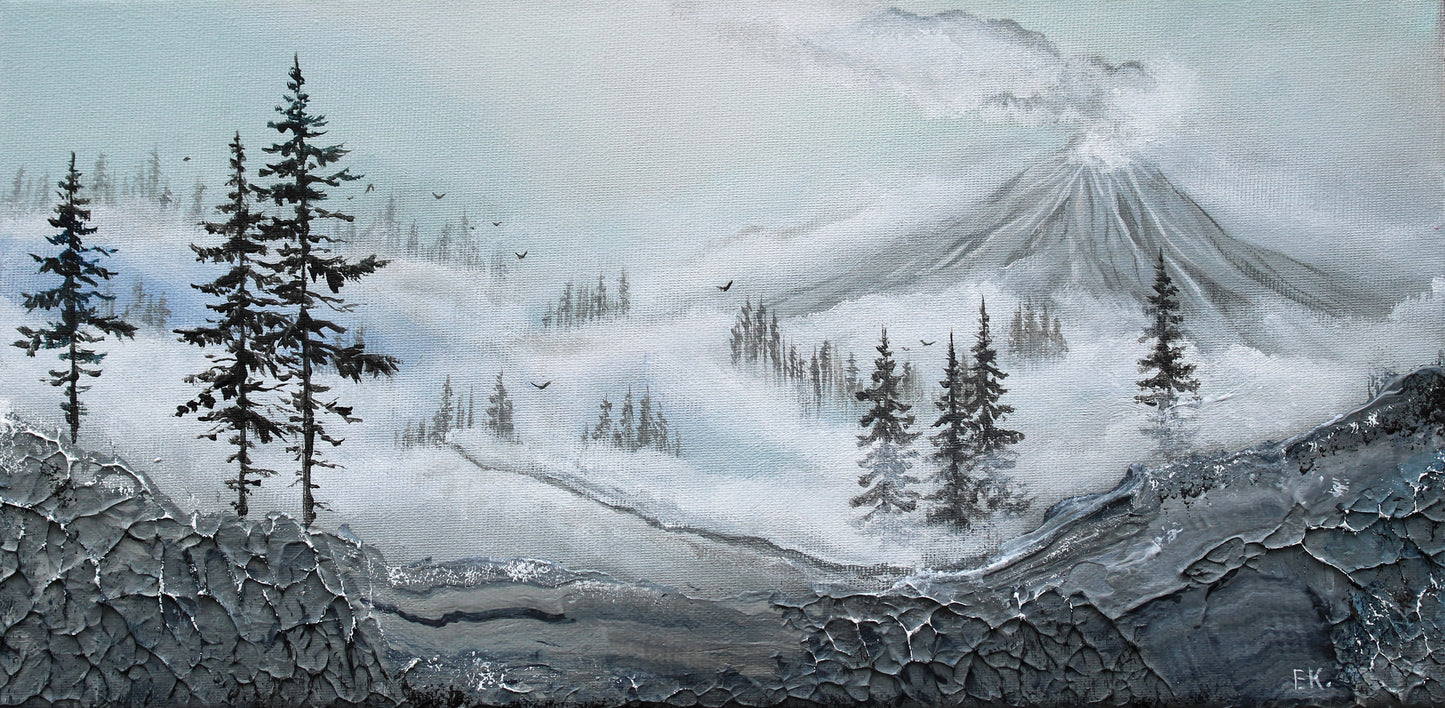 Sleeping volcano 20x40cm