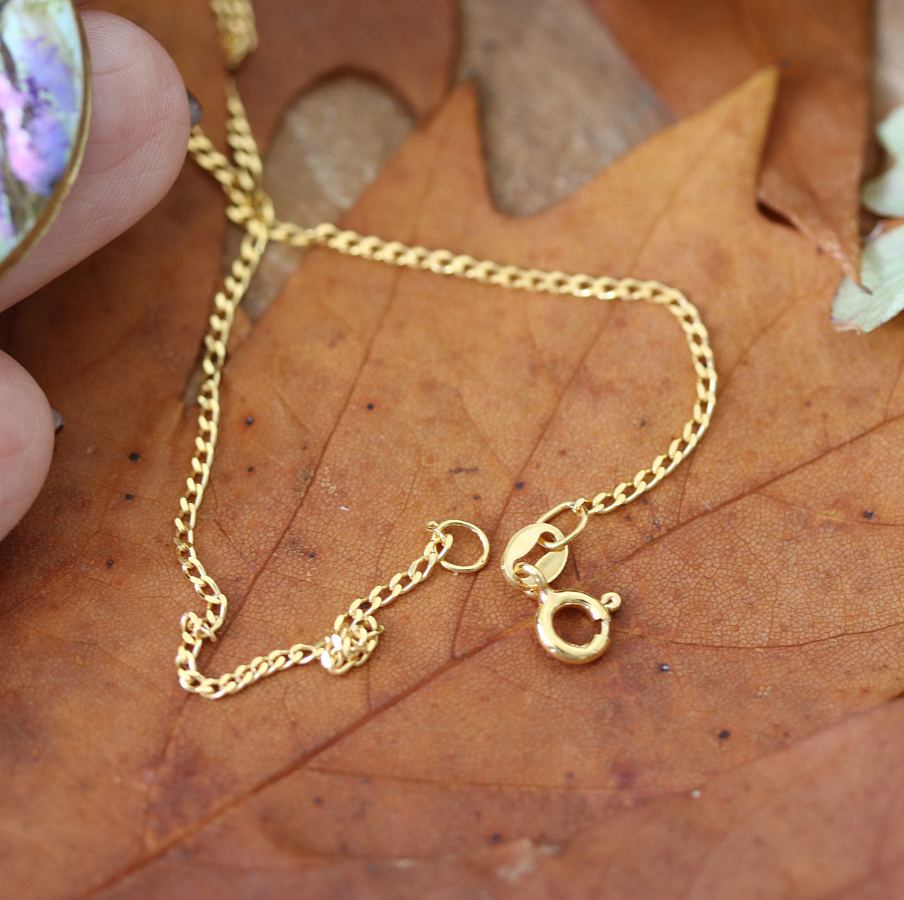 Late Autumn Promise - Art Necklace